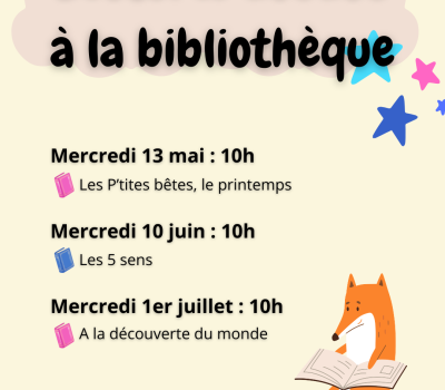 13/05 : Lecture doudou