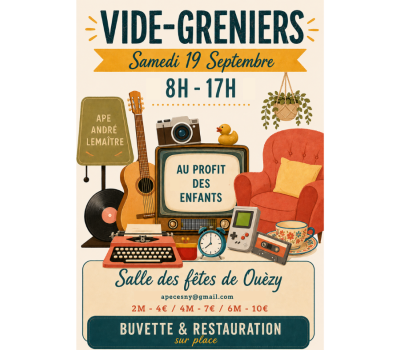 19/09 : Vide-greniers à Ouézy