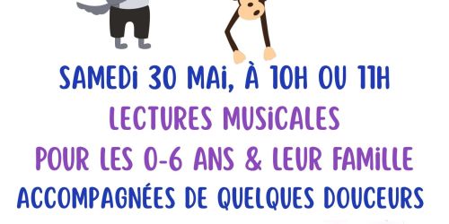 30/05 : Lectures musicales pour les 0-6 ans & leur famille à la bib&rsquo; d&rsquo;Argences