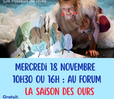 18/11 : La Saison des ours