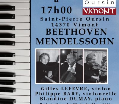 28/06 : Concert Beethoven – Mendelssohn