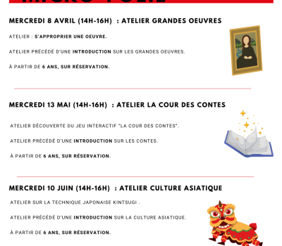 13/05 : Atelier Micro-Folie