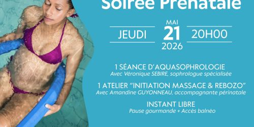 21/05 : Soirée Prénatale à Dunéo